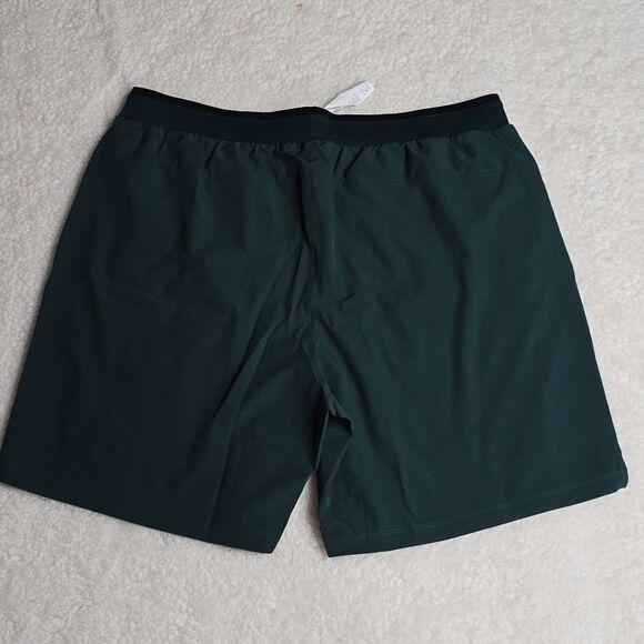 390 NWT The Fundamental Short II Lined 7in Deep Sea Green Size XL - Picture 5 of 7
